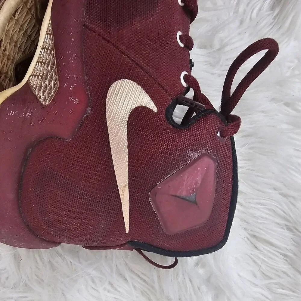 Vintage Nike Lebron 13 XIII Sz 6 Youth 808709-690 Bronze Team Red James